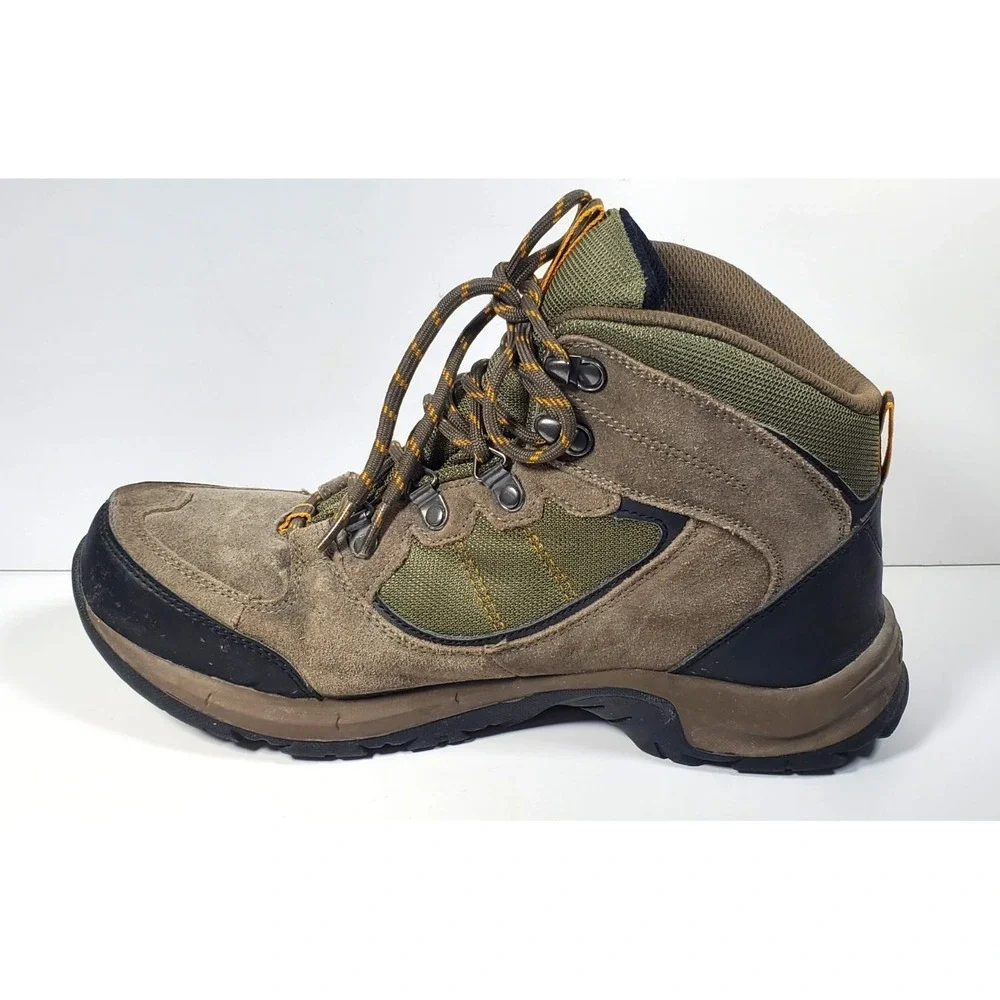 HI-TEC Hiking Boots Men's Size 10 M Lace Up Suede and Mesh